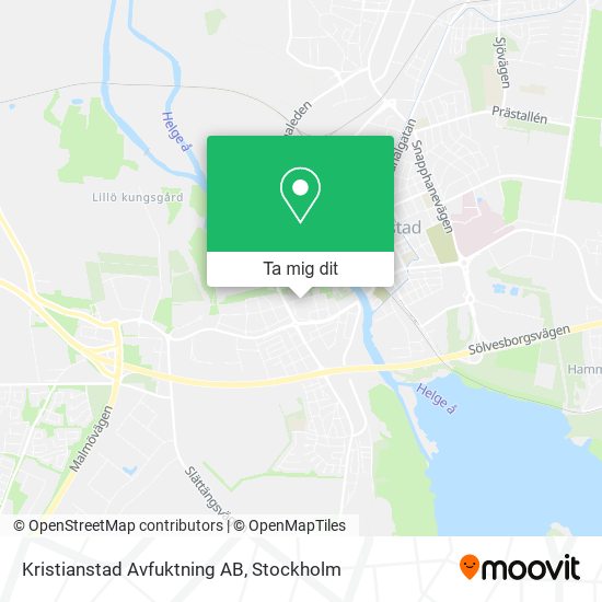 Kristianstad Avfuktning AB karta