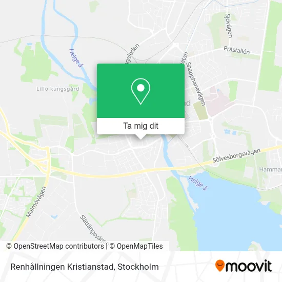 Renhållningen Kristianstad karta