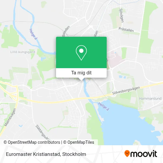 Euromaster Kristianstad karta