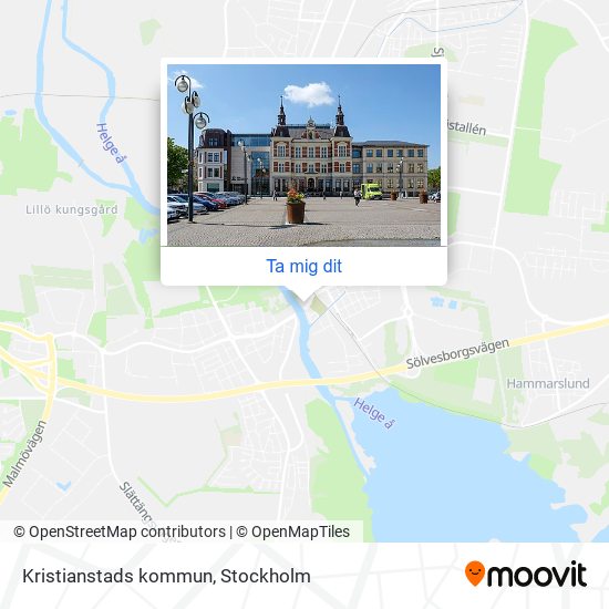 Kristianstads kommun karta