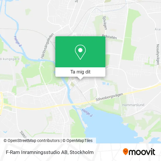 F-Ram Inramningsstudio AB karta