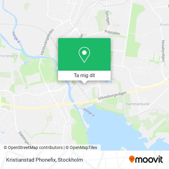 Kristianstad Phonefix karta