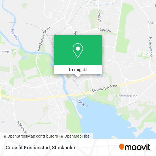 Crossfit Kristianstad karta