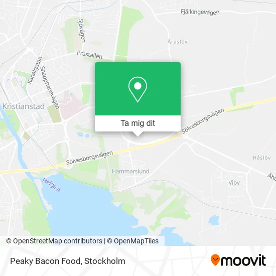 Peaky Bacon Food karta