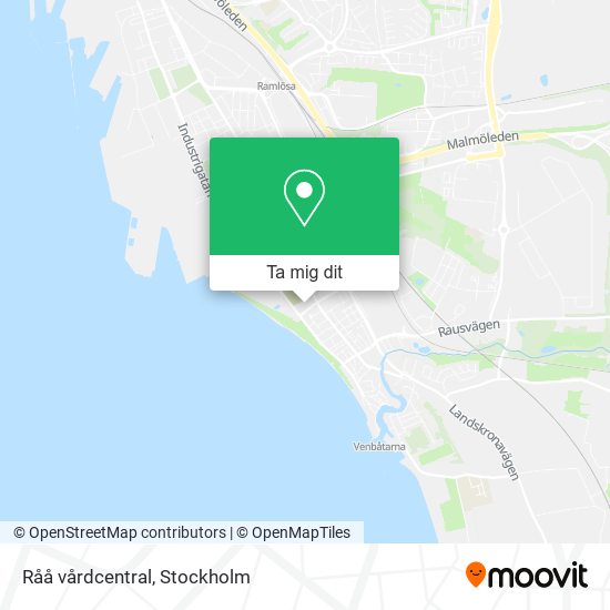 Råå vårdcentral karta