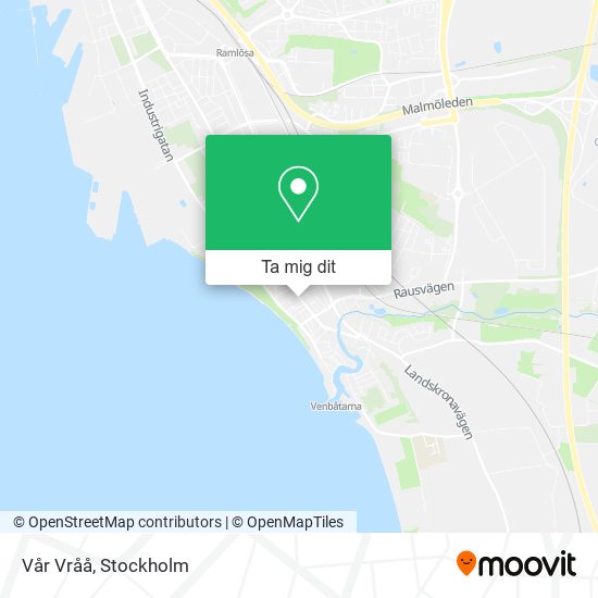 Vår Vråå karta
