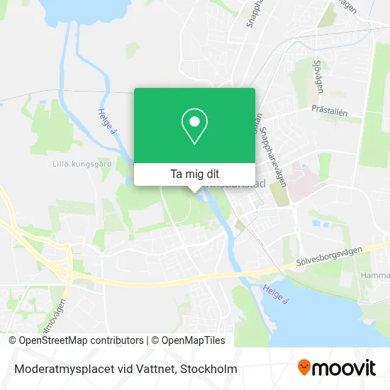 Moderatmysplacet vid Vattnet karta