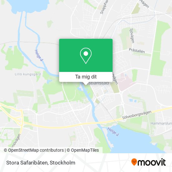 Stora Safaribåten karta