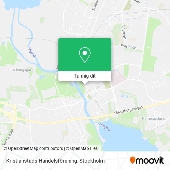 Kristianstads Handelsförening karta