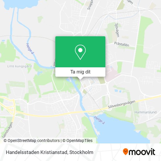 Handelsstaden Kristianstad karta