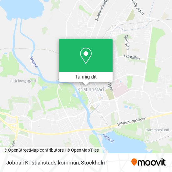 Jobba i Kristianstads kommun karta