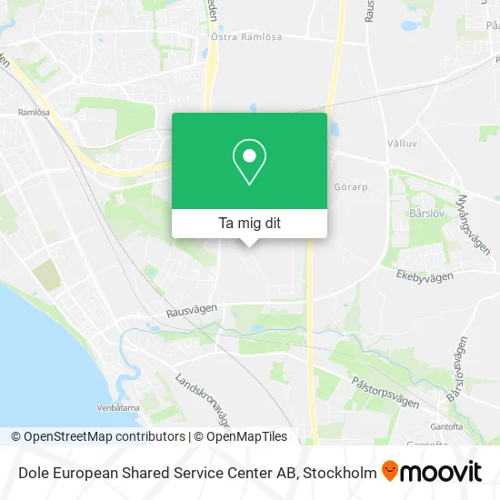 Dole European Shared Service Center AB karta