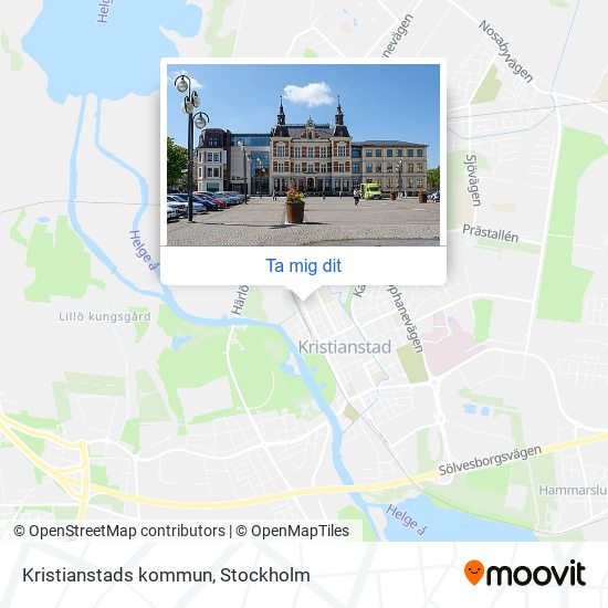 Kristianstads kommun karta