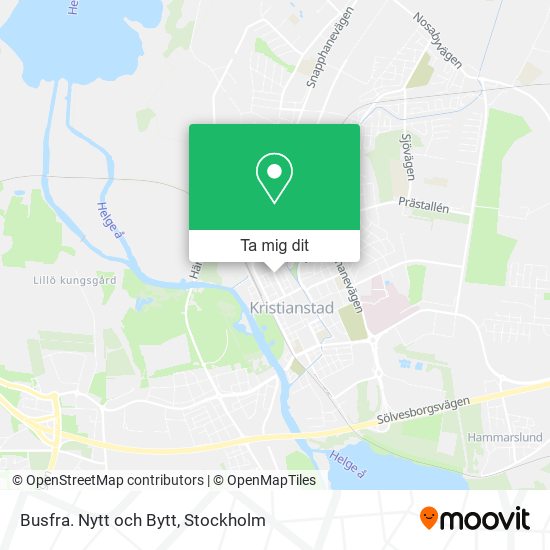 Busfra. Nytt och Bytt karta