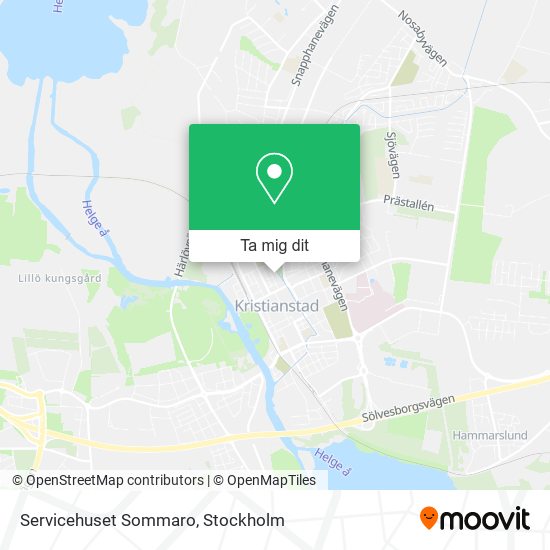 Servicehuset Sommaro karta