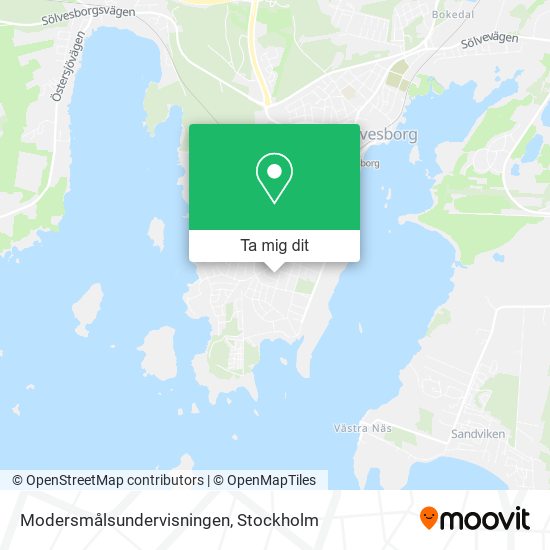 Modersmålsundervisningen karta