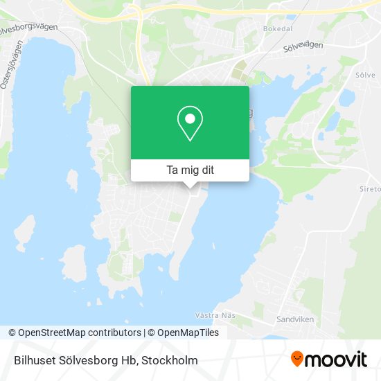 Bilhuset Sölvesborg Hb karta