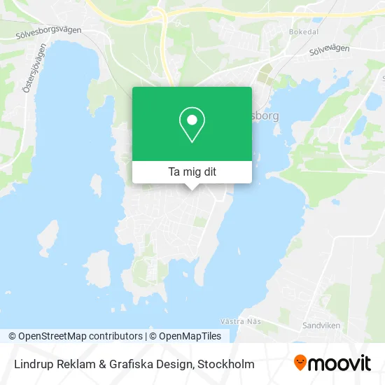 Lindrup Reklam & Grafiska Design karta