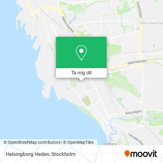 Helsingborg Heden karta