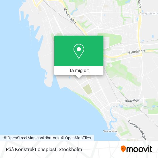 Råå Konstruktionsplast karta