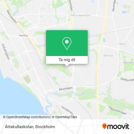 Ättekullaskolan karta