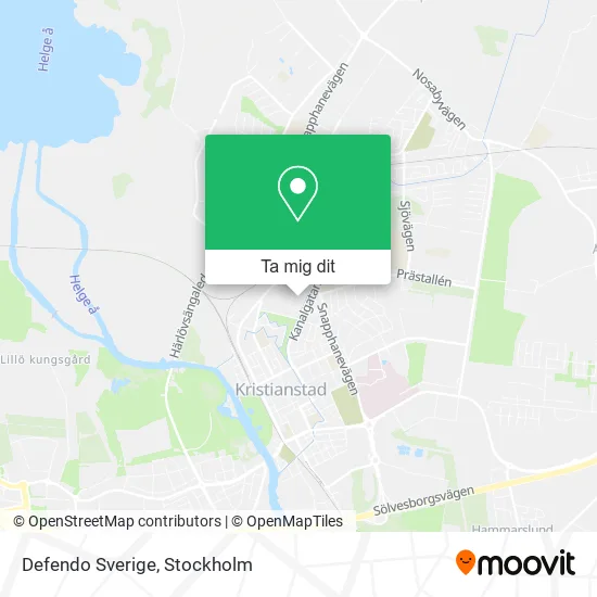 Defendo Sverige karta