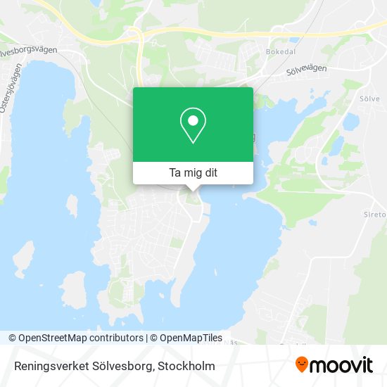 Reningsverket Sölvesborg karta