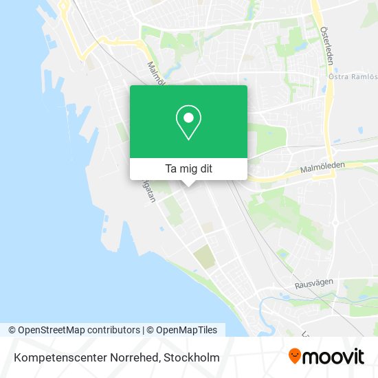 Kompetenscenter Norrehed karta