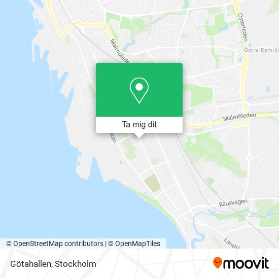 Götahallen karta