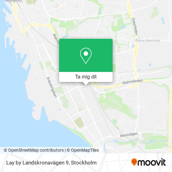 Lay by Landskronavägen 9 karta