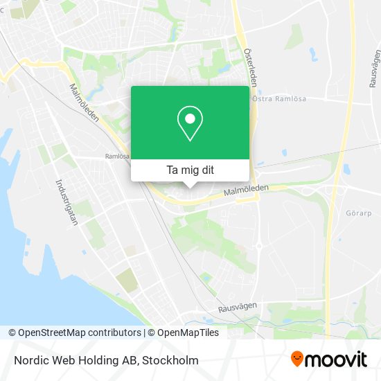 Nordic Web Holding AB karta
