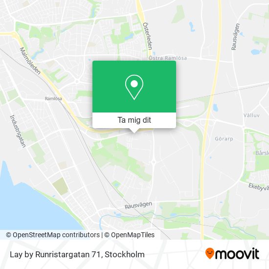 Lay by Runristargatan 71 karta