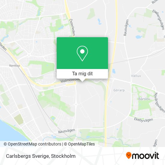 Carlsbergs Sverige karta