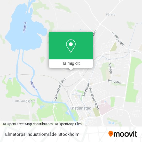 Elmetorps industriområde karta