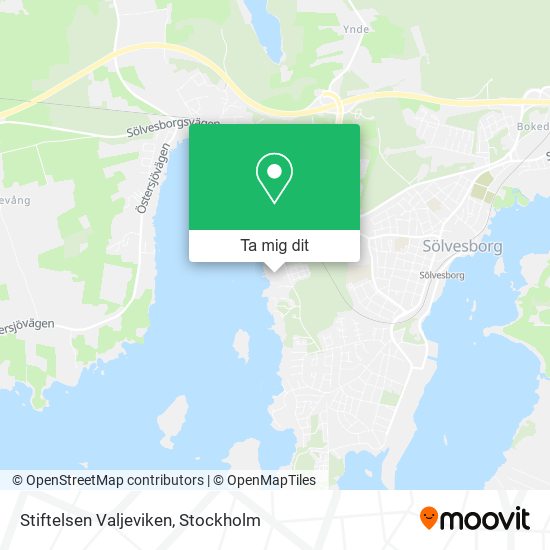 Stiftelsen Valjeviken karta