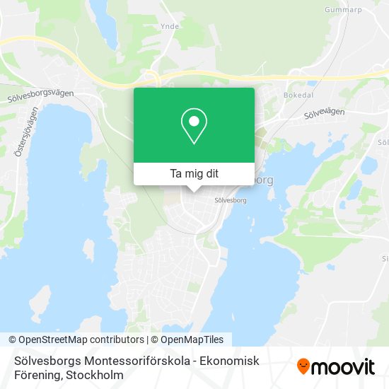 Sölvesborgs Montessoriförskola - Ekonomisk Förening karta