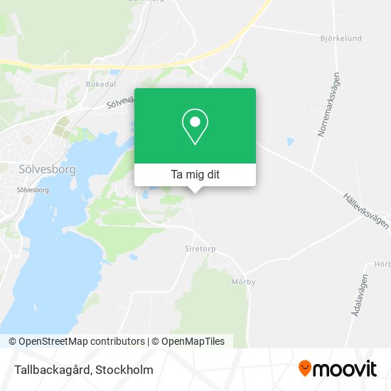 Tallbackagård karta