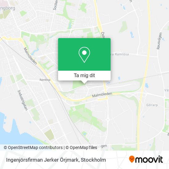 Ingenjörsfirman Jerker Örjmark karta