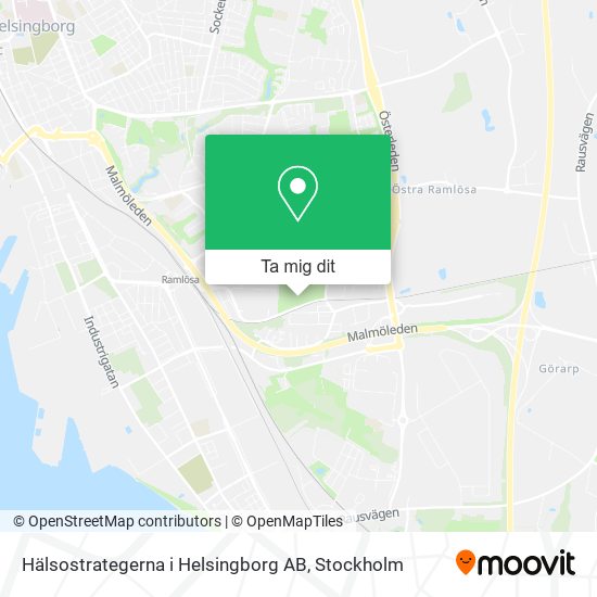 Hälsostrategerna i Helsingborg AB karta