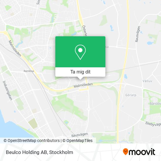 Beulco Holding AB karta