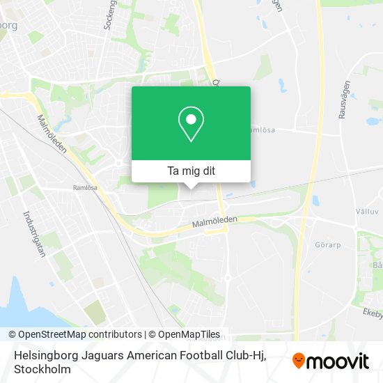 Helsingborg Jaguars American Football Club-Hj karta