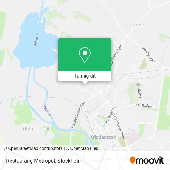 Restaurang Metropol karta