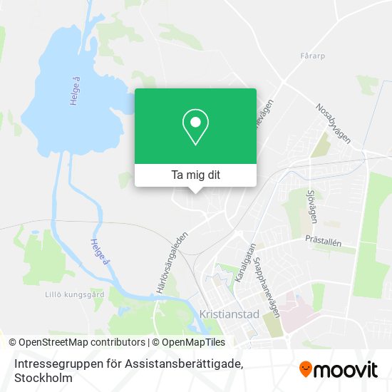 Intressegruppen för Assistansberättigade karta