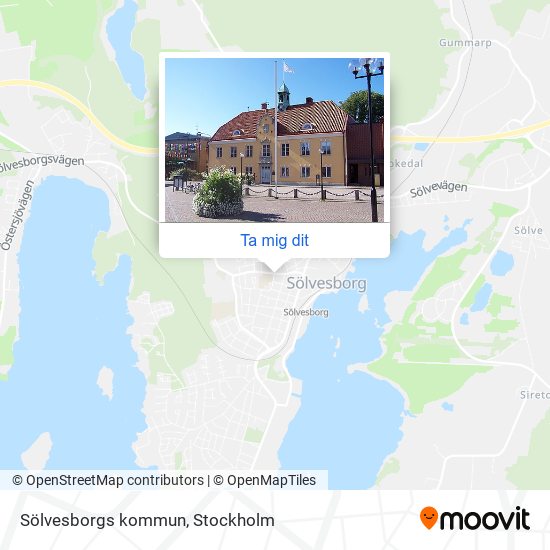 Sölvesborgs kommun karta