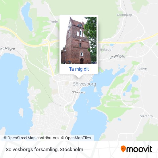 Sölvesborgs församling karta