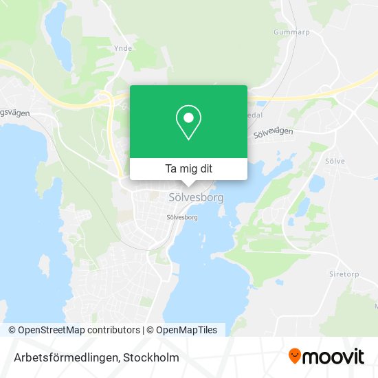 Arbetsförmedlingen karta