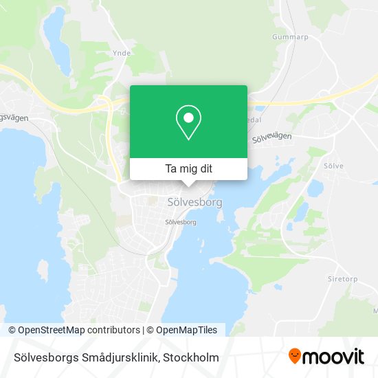 Sölvesborgs Smådjursklinik karta