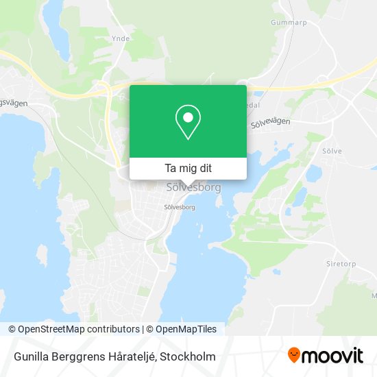 Gunilla Berggrens Hårateljé karta