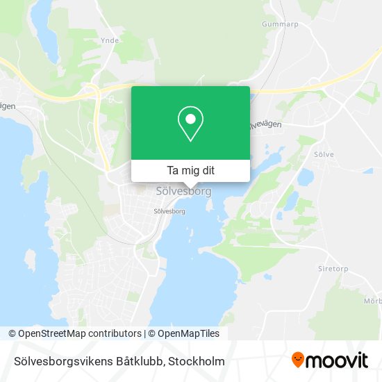 Sölvesborgsvikens Båtklubb karta