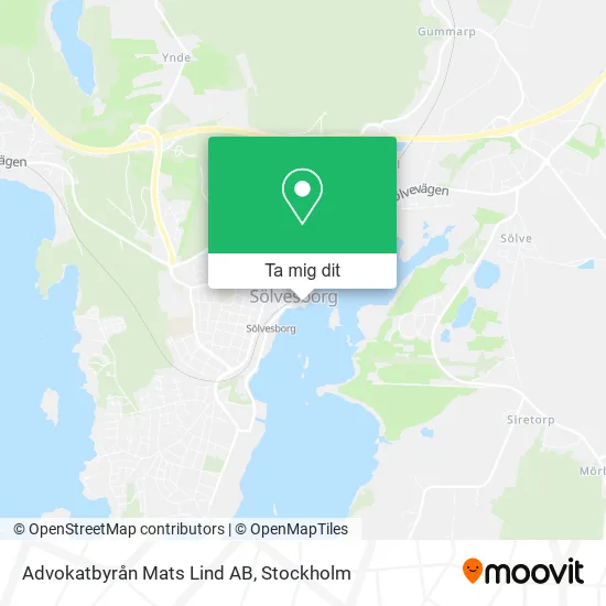 Advokatbyrån Mats Lind AB karta